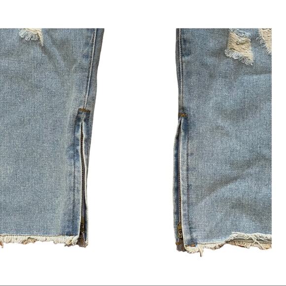 Princess Polly Paola High Rise Straight Leg Distressed 8 - Picture 7 of 12